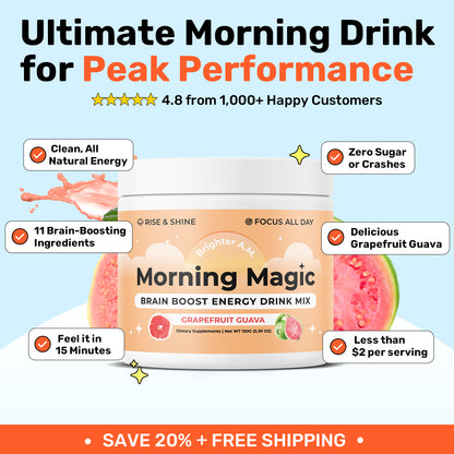 Morning Magic Nootropic Energy Drink