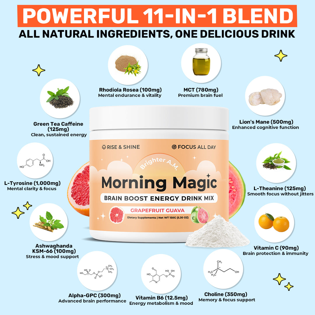 Morning Magic Nootropic Energy Drink